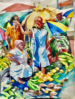 St. Lucia Market by Joanna Dole